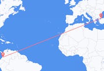 Flyrejser fra Santiago de Cali, Colombia til Istanbul, Tyrkiet
