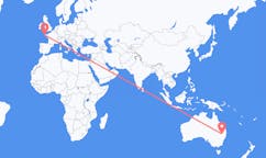 Flyrejser fra Moree, Australien til Brest, Australien