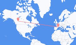 Flights from Grande Prairie, Canada to Béziers, France