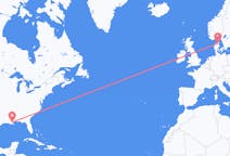 Vluchten van New Orleans, Verenigde Staten naar Aalborg, Denemarken
