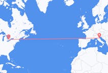 Flights from London, Canada to Rimini, Italy