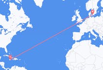 出发地 牙买加金斯顿目的地 丹麦哥本哈根的航班