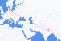 Flights from Varanasi, India to Poznań, Poland