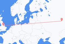 Fly fra Kazan til Doncaster