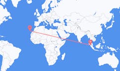 Flyrejser fra Siborong-Borong til La Palma