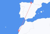 Fly fra Agadir til Vitoria