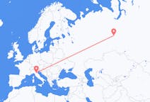Flights from Khanty-Mansiysk, Russia to Bologna, Italy