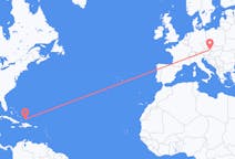 Flyreiser fra Sør Caicos, til Vienna