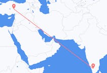 Flights from Coimbatore, India to Kayseri, Turkey