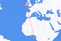 Flyg från São Tomé, São Tomé och Príncipe till Cork, Irland