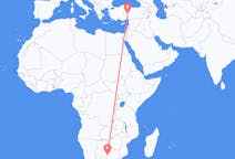 Flyreiser fra Gaborone, Botswana til Kayseri, Tyrkia
