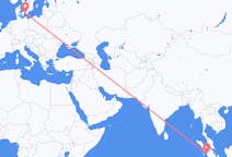 出发地 印度尼西亚出发地 巴东目的地 瑞典马尔默的航班
