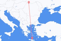 Flyg från Heraklion till Baia Mare