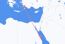 出发地 埃及出发地 馬薩阿拉姆目的地 希腊罗得岛的航班