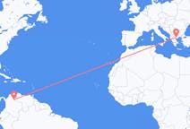 Flyreiser fra Cúcuta, Colombia til Thessaloniki, Hellas