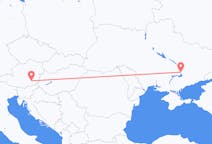 우크라이나 자포리지아에서 출발해 오스트리아 그라츠로(으)로 가는 항공편