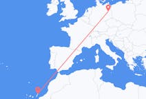 Flights from Lanzarote in Spain to Berlin in Germany