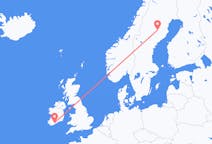 Voos de Lycksele, Suécia para Cortiça, Irlanda