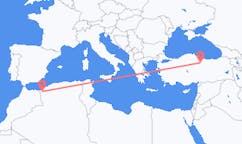 Flights from Tlemcen, Algeria to Tokat, Turkey