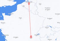 Flyreiser fra Lyon, til Brussel
