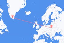出发地 波兰卢布林目的地 格陵兰纳萨尔苏克的航班