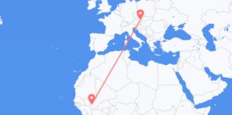 Flights from Mali to Austria