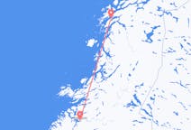 Flights from Namsos to Sandnessjøen