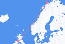 Voli da Tromsø, Norvegia a Belfast, Irlanda del Nord