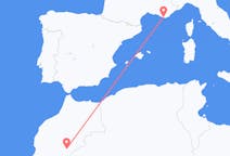 Flights from Zagora, Morocco to Toulon, France
