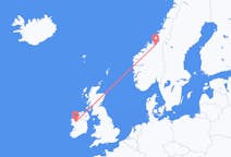 Flyg från Knock, Irland till Trondheim, Norge