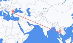 出发地 泰国出发地 芭達亞目的地 希腊亞歷山德魯波利斯的航班