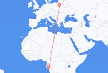 Flyreiser fra Pointe-Noire, Kongo-Brazzaville til Lublin, Polen