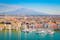 Photo of Port of Catania, Sicily. Mount Etna in the background.