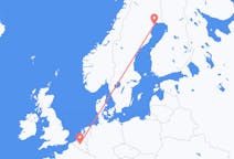 Flyreiser fra Lulea, Sverige til Brussel, Belgia