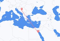 出发地 埃及洪加达目的地 波斯尼亚和黑塞哥维那塞拉耶佛的航班