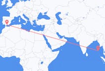 Flights from Port Blair, India to Málaga, Spain