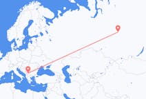 ตั๋วเครื่องบินจากเมืองPodkamennaya Tunguskaไปยังเมืองพริสตีนา
