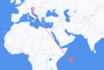 Flights from Praslin, Seychelles to Pula, Croatia