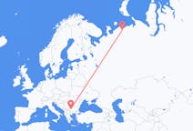 Flights from Naryan-Mar, Russia to Sofia, Bulgaria