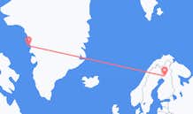 Flyg från Upernavik till Rovaniemi
