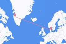 Flights from Kangerlussuaq to Aarhus