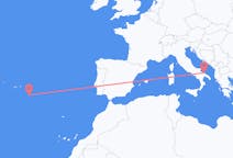 Flights from Santa Maria Island, Portugal to Bari, Italy