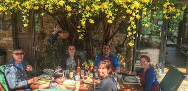 Økologisk matlagingskurs med en sommelier på en oliven- og vingård