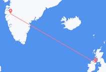 Flyrejser fra Kangerlussuaq, Grønland til Belfast, Nordirland