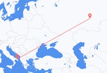 Flyg från Ufa, Ryssland till Brindisi, Italien