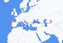 Flyg från Urgentj, Uzbekistan till Santiago de Compostela, Spanien