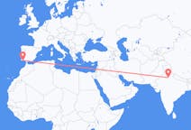 Flyg från New Delhi, Indien till Faro District, Portugal