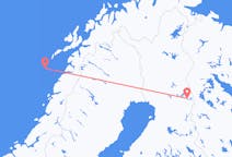 Flyg från Røst till Kuusamo