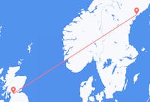 Vluchten van Ornskoldsvik, Zweden naar Glasgow, Schotland