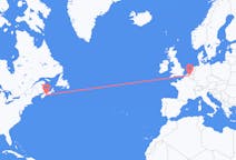 出发地 加拿大出发地 哈利法克斯目的地 比利时布鲁塞尔的航班
